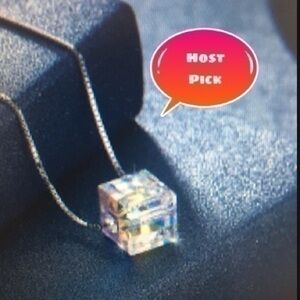 Aurora Borealis Swarovski Elements necklace